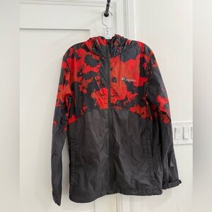 Columbia sportswear company multicolored patterned windbreaker